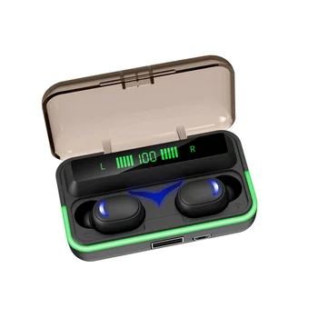 TWS Bluetooth 5.1 Fülhallgató 3500mAh Töltés Doboz Vezeték nélküli Fejhallgató 8D Sztereó Sport Vízálló Fülhallgató, Headset Mikrofonnal