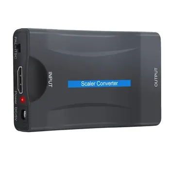 HDMI-kompatibilis-Scart Átalakító, 1,5 m-Scart Kábel, Kompozit Videó, Sztereó Audio Adapter ÉG HDTV set-top box VHS Xbox