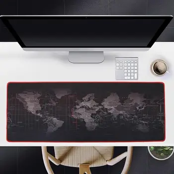 Új Világ Térkép Extra Nagy Egérpad Mat Természetes Gumi Asztali Gaming Mousepad Office Szállítója