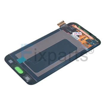 Eredeti Munka S6 LCD kijelző Samsung S6 G920 SM-G920F Lcd + Eszközök Kijelző érintőképernyő Digitalizáló Közgyűlés Telefon G920F