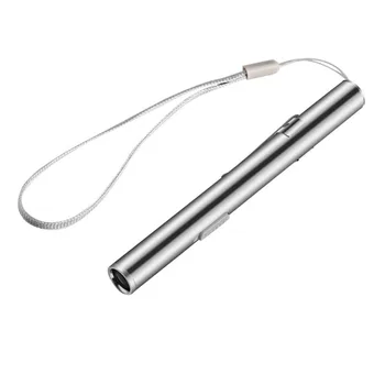 Az újratölthető LED-es Zseblámpa Lámpa MINI Zseblámpa Töltés USB Kábel Használható Kemping Orvosok Rozsdamentes Acél Csipesz Fáklya