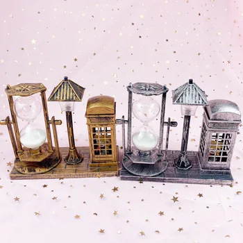 Antik telefonfülke Medve Utcai Lámpa Éjszakai Lámpa, Kézzel készített Műanyag Klasszikus Lámpa lakberendezési Gyerekeknek Éjjeli Hálószoba