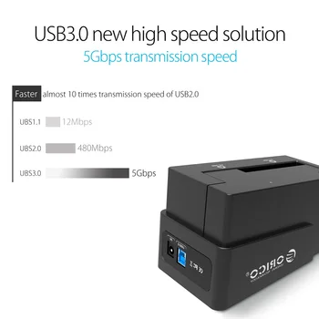 2021 Merevlemez HDD Támogatás Adapter Támogatja az USB 3.0 SATA Külső Dokkolóegység 2.5 3.5 HDD SSD