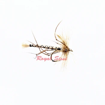 Királyi Sissi PROTYING 4db/doboz 14# pisztráng horgászni rávegyék a hosszúlábú apu repül felszíni víz száraz legyek mesterséges rovar repül horog