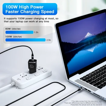 Onvian USB-C-Típusú USB-C gyorstöltés Kábel PD 100W 60W Kábel iPad, MacBook Pro Quick Charge USB 4.0-C Gyors USB Töltés Kábel