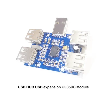 USBHUB USB2.0 HUB 4 port vezérlő egység USB hosszabbító modul GL850G chip 4 USBHUB