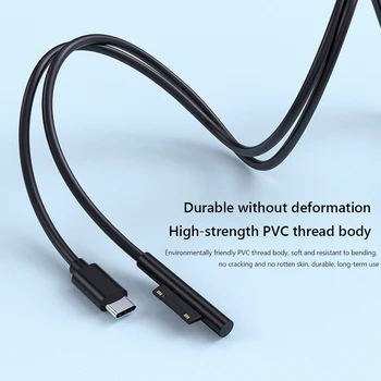 Gyors Töltés USB-C Tápegység Tablet Töltők Tartozékok a Microsoft Surface Pro 3 4 5 6 Töltő Kábel