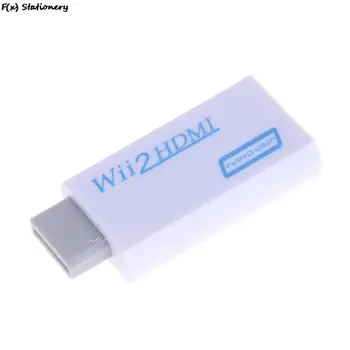 A Wii, HDMI-compatibale Adapter Átalakító Támogatja a Full HD 720P, 1080P, 3,5 mm-es Audio Wii2HDMI-compatibale Adapter HDTV