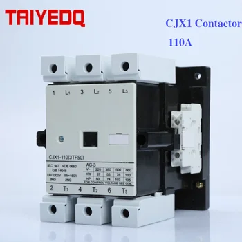 CJX1-110A AC mágneskapcsoló CJX1-110/22 3TF50 Elektromos Mágneses mágneskapcsoló, 3Pole kapcsoló kontaktorok 24V-os 220V 380V 2NO 2NC