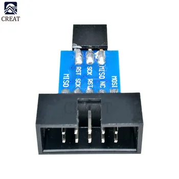 5DB 10Pin, Hogy 6PiN Átalakítani, Hogy a Standard 10 Pin 6 Pin Adapter Testület Az ATMEL STK500 AVRISP USBASP ISP Interfész Átalakító AVR