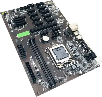 Új B250 BTC Bányászati Gép Alaplap 12 16X Grafikon Kártya SODIMM DDR4 SATA3.0 Támogató VGA-Kompatibilis A08 21 Hajó