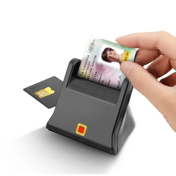 USB-s Smart Kártya Olvasó Memória IC ID bankkártya EMV ATM CAC DNIE SIM-Klónozó Csatlakozó Adapter PC Számítógép