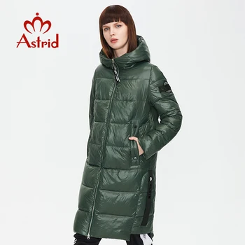 Astrid 2021 Téli új érkezési kabát női kabát kapucnival divat, stílus, szín fekete hosszú téli női AR-3037