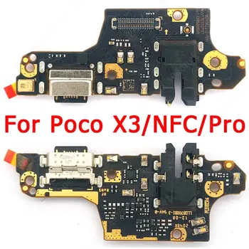 Eredeti Felelős Testület A Xiaomi Mi Poco X3 Pro NFC Töltő Port Lemez Nyák Dokkoló Usb Csatlakozó Flex Csere Alkatrészek