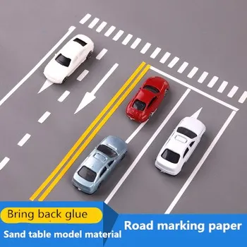 Homok táblázat modell anyaga PVC, vízálló matrica közúti közlekedési jelölés címke a zebrán az út