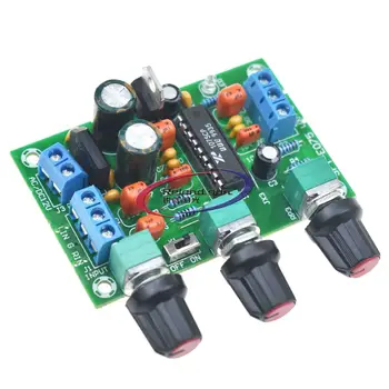 XR1075 12V Előerősítés BBE hangkártya Preamplifier BBE Sound Surround Hatás Előerősítő Erősítő Audio Testület Modul