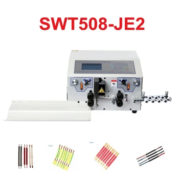 SWT508 Peeling Sztriptíz vágógép Számítógép Automatikus Vezeték Szalag Gép 0.1-10mm2 AWG7-AWG28 a szimpla vagy Dupla vagy Flex