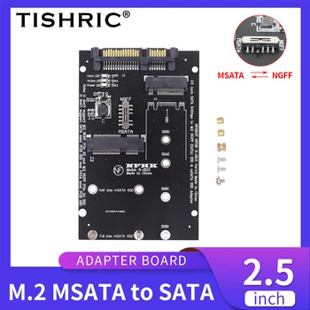 TISHRIC M. 2 MSATA, hogy 2,5 hüvelykes SATA Adapter Lemez 2,5 hüvelykes SATA 6.0 gb / s M2-NGFF MSATA SSD SATA Adapter Fórumon Átalakító Kártya