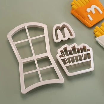 3D-s sült Krumplit Élelmiszerek Süti Muffin Formákat Topper Fondant Penész Tortát Díszítő Eszközök Candy Agyag Csokoládé Konyha, a Sütés Bélyegek