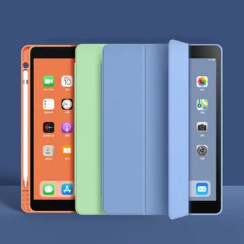 Esetben 2020 iPad Pro 11 10.5 Levegő 3 Smart Cover 2019 iPad 10.2 7 2018 2017 9.7 Mini 4 5 6 tolltartó 5. 6. Generációs