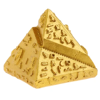 Egyiptomi Piramis Modell Gyanta Piramisok Figura Világhírű Épület Építészeti Modell a Gyerekek, Játék, Ajándék, Otthon Asztali Dekoráció