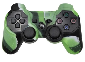 Playstation 3 Ps3 kontroller szilikon védőtok zöld fehér