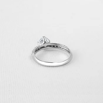 Ragyogó SONA Kerek Gyűrű A Nők Nagykereskedelmi Esküvői Ajándékok Eljegyzési Tömör 925 Sterling Ezüst Gyűrű Szintetikus nscd
