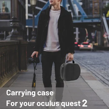 Kerti Tároló Táska Hordozható Oculus Quest lengéscsillapító, Valamint Anti-semmiből védőburkolat A Lencse Pad, Kábel Döntetlen
