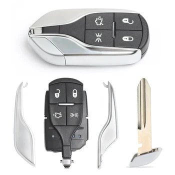 DIYKEY a Maserati Ghibli Quattroporte Levant FCC ID: M3N-7393490 Csere 4 Gombot a Smart Remote Autó Kulcs a hüvely Fob