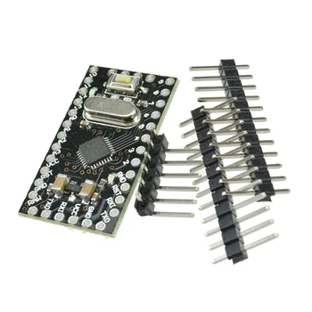 Pro Mini Atmega168 Mikrokontroller Modul 16M 5V, Kristály Oszcillátor Pin Fejléc Arduino Nano Cserélje ki Atmega328