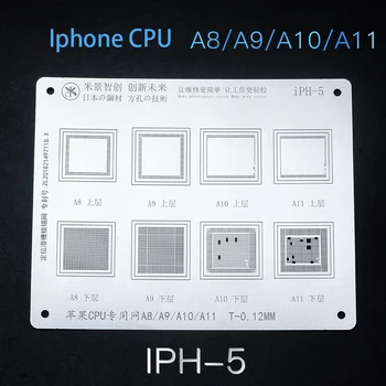 BGA Reballing Stencil Szett Készlet Forrasztható Sablon iPhone NAND WIFI XS Max XR X 8 7 6sp 6 plusz iPad 5 PRO MINI Alaplap