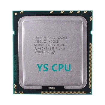 Intel Xeon W3690 w3690 CPU processzor /3.46 GHz /LGA1366/12MB L3 Cache/Hat-Core/ szerver CPU Ingyenes Szállítás, - os munka