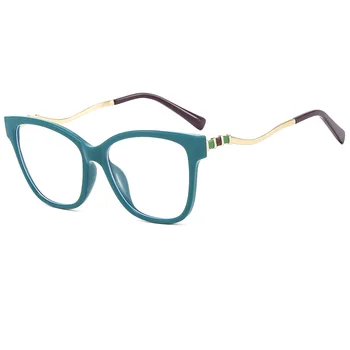 TR90 Optikai Szemüveg Nők Férfiak Világos Anti Kék Fény Blokkoló Szemüveg Keret Kapható Átlátszó szemüvegkeretek Unisex
