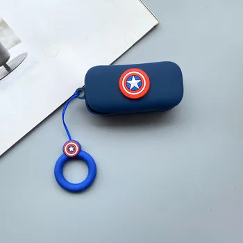 Disney Fülhallgató Szilikon tok QCY T5 Vezeték nélküli Bluetooth Fülhallgató Ütésálló Védő táska QCY T5 tok