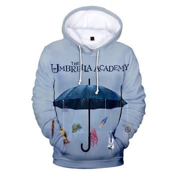 2021 Új Esernyőt Akadémia 3D Kapucnis Pulcsit a Férfiak, mind a Nők Harajuku Esernyő Akadémia Divat Pulóver Kapucnis Ruha