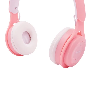 Macska Fejhallgató Bluetooth Fülhallgató Ear Fülhallgató w/Mic Gyerekeknek, Felnőtteknek