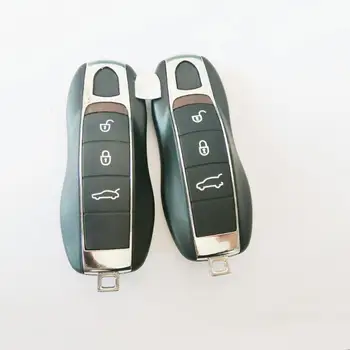 A logó 3 Gombokat Intelligens Kulcsnélküli Bejegyzés Távoli Kulcs Esetben Shell Porsche Panamera macan cayenne Helyettesítő intelligens kulcs shell