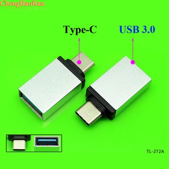 ChengHaoRan C Típusú Adapter USB 3.1 Férfi-USB 3.0 Női USB OTG Töltés adattípus-C Konverter Macbook a Xiaomi Phone