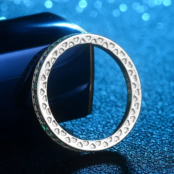 2018 Klasszikus Kerek Cirkónia Eljegyzési Gyűrűk, Nők, mind a Férfiak Többszínű Fél Gyűrű Ezüst Színű Ékszert judit anillos