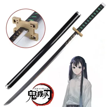 104cm Kochou Shinobu Sowrd Démon Vadász Fegyver Kimetsu nem Yaiba Kard Cosplay Ninja Kés, Fegyver Kellék Anime Modell Ajándék, Dekoráció
