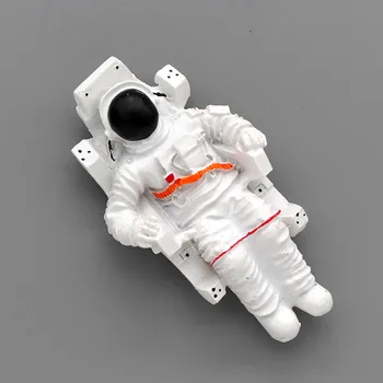 Hűtőmágnesek Űrhajós modell 3d mágneses hűtőszekrény matricák csillag tér űrhajós, pilóta rajzfilmfigurák gyűjtemény ajándékok