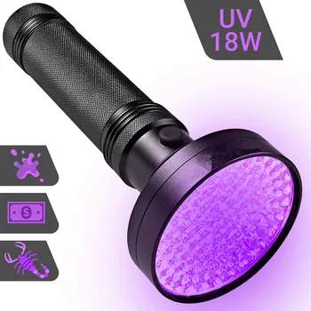 UV Lámpa Torch, Fekete fény 100LED 21LED 12LED LED Blacklight Pet Vizelet Érzékelő Kutya/Macska Vizelet,Száraz Foltok,ágyi Poloska