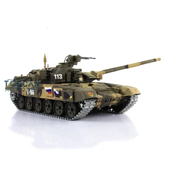Heng Hosszú Szabadtéri Játékok 1/16 7.0 Korszerűsített Metal Oroszország T90 RTR RC Tank 3938 W/ 360° Torony TH17847-SMT4