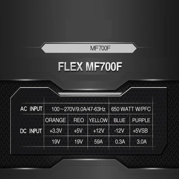 Új, Eredeti TÁPEGYSÉG Dianjipa 80plus Platinum ITX FLEX POS Kis 1U K39 K17 K30 S3 G5 Névleges 700W Csúcs 750W Tápegység MF 700F