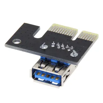 Mini USB3.0 Grafikus Kártya Kelő Kártya PCI-E 1X, Hogy 16X Bányászati Hosszabbító Adapter Bányászati Extender Bányászati Tartozékok Random Szín