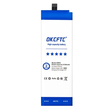 OKCFTC Magas Minőségű BM52 5700mAh Akkumulátor Xiaomi Mi Megjegyzés 10 Lite / Mi Megjegyzés 10 Pro / CC9pro CC9 Pro Akkumulátor +Ingyenes Eszközök
