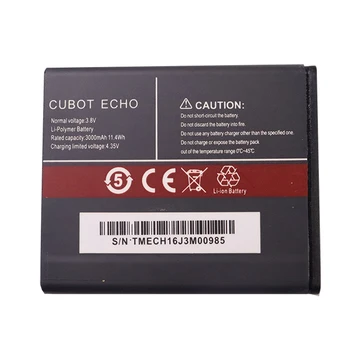 Új, Eredeti CUBOT ECHO Akkumulátor 3000mAh Csere tartalék akkumulátor CUBOT ECHO mobiltelefon Raktáron