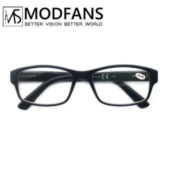 Téglalap Túlméretes Olvasó Szemüveg Férfiak Nagy Tér Műanyag Keret Sping Magas Minőségű Szemüveget Dioprer MSR217