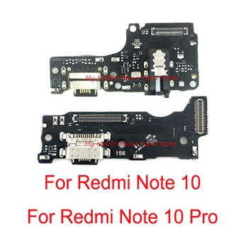 USB Töltő Dokkoló Testület Port Flex Kábel Xiaomi Redmi Megjegyzés 10 Pro 10pro USB Töltő Felelős Testület Flex Redmi Megjegyzés 10 Pro