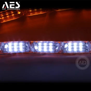 AES 50CM A5 Kristály Nappali Runnig Fény Autó Lámpa Fehér & Sárga LED Szalag Fut kiváló Minőségű